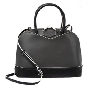 Marc Jacobs Leather Satchel in Graphite